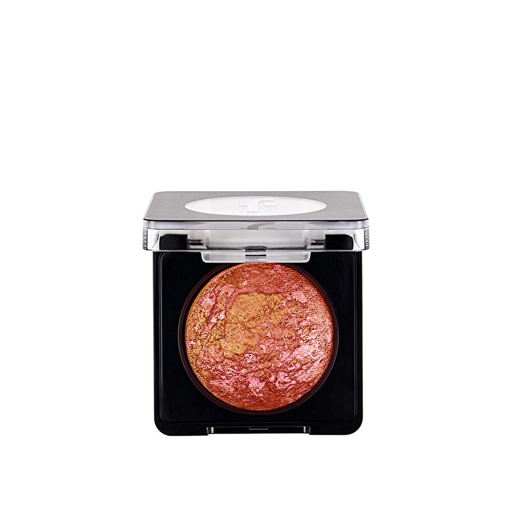 Flormar Baked Blush-On 044 Pink Bronze: High Pigment, Natural Shimmer & Vitamin E for Radiant, Healthy Glow Flormar Baked Blush: Pink Bronze, Radiant Glow & High Pigment baked blush, shimmer blush, high pigment blush, Flormar blush, natural glow blush, bronze blush, pink bronze blush, vitamin E blush, radiant blush, multi-use blush, blush, bronzer, highlighter, vitamin E, velvet texture, blendable, radiant, natural, healthy glow, makeup, beauty, cosmetics, face makeup, cheek color, day makeup, night makeup,