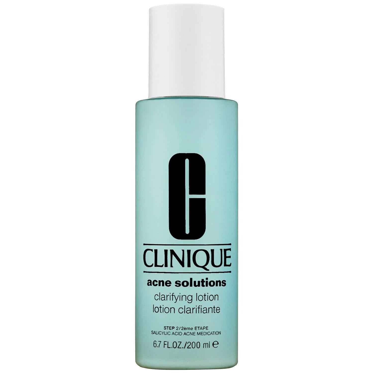 Clinique Acne Solutions Clarifying Lotion | Salicylic Acid Exfoliator for Acne Treatment, Pore Minimizing & Oil Control Skincare Clinique Acne Lotion: Salicylic Acid Exfoliator For Clear Skin acne treatment, salicylic acid exfoliator, pore minimizing lotion, oil control skincare, blemish treatment, gluten-free skincare, lightweight acne lotion, reduce oily skin, unclog pores acne, clear skin system, acne, exfoliator, salicylic acid, pores, oily skin, blemishes, gluten-free, lotion, skincare, skin clarity, c