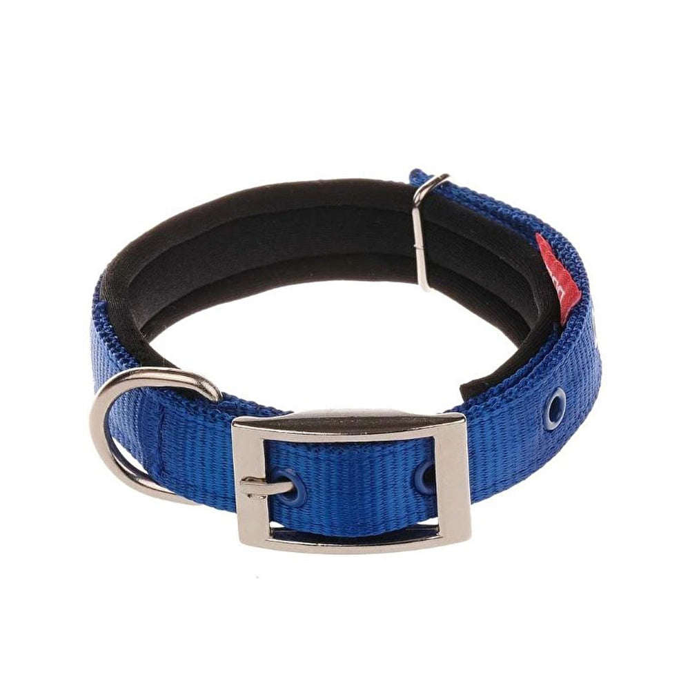 Doca Dokuma Soft Fabric Blue Adjustable Pet Collar for Dogs - 65 cm Doca Dokuma Blue Adjustable Pet Collar - Soft & Comfortable pet collar, adjustable pet collar, soft fabric pet collar, blue pet collar, dog collar, pet accessories, dog accessories, pet comfort, adjustable dog collar, stylish pet collar, functional pet collar, dog comfort, pet safety