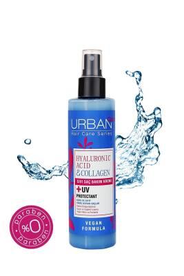 urban care hyaluronic acid collagen hair cream 200 ml, urban care hair care product on a wooden background, urban care liquid hair cream bottle Urban Care Hyaluronic Acid Collagen Liquid Hair Care Cream - 200 ml Urban Care Hyaluronic Acid Hair Cream | 200 ml hyaluronic-acid, collagen-hair-care, liquid-hair-cream, urban-care, hair-restoration, dry-hair-treatment, moisturizing-hair-cream, hair-volume, natural-ingredients, ai-generated