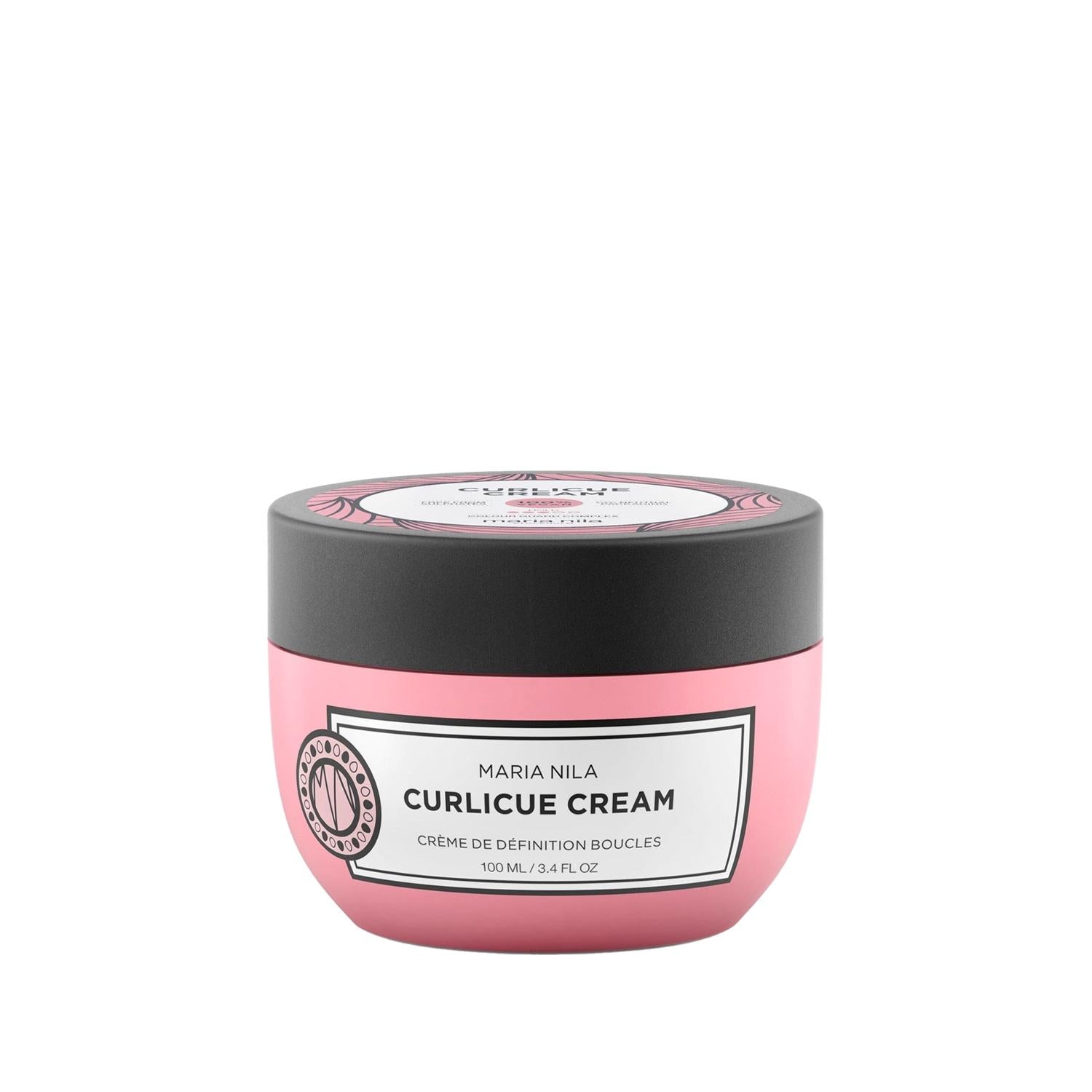 Maria Nila Curlicue Cream - Curl Enhancing & Moisturizing Cream for Curly Hair, 3.38 fl oz Maria Nila Curlicue Cream - Curl Enhancer & Moisturizer curl enhancer, curly hair product, hair moisturizer, curl defining cream, Maria Nila Curlicue Cream, curly hair care, hair care products, moisturizing cream, curl maintenance, curl definition, frizz reduction, curly hair routine