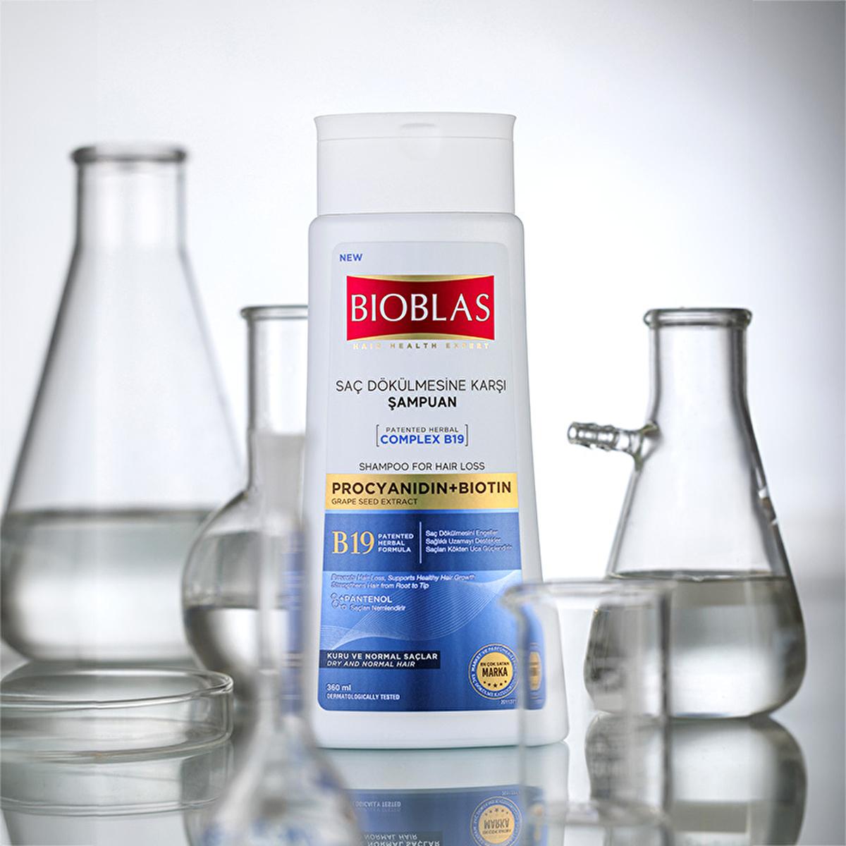 Bioblas Anti-Hair Loss Shampoo with Biotin & Procyanidin - Paraben-Free, Strengthens Hair, 12.18 fl oz Bioblas Anti-Hair Loss Shampoo - Biotin & Procyanidin anti-hair loss shampoo, biotin shampoo, procyanidin shampoo, paraben-free hair care, natural shampoo for hair loss, hair strengthening shampoo, hair repair shampoo, chemical-free hair care, daily use shampoo, biotin, procyanidin, grape seed extract, hair loss solution, hair care, hair health, Bioblas