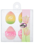 Eklips Rubycell Makeup Sponge Puff Set 4-Pack