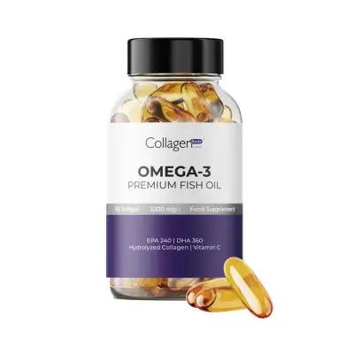 Collagen Forte Premium Omega 3 1000 mg Softgel Capsules - Supports Heart Health & Skin Elasticity Collagen Forte Omega 3 1000 mg Softgels - Heart Health & Skin Support Collagen Supplement, Omega-3 1000 mg, Softgel Capsules, Premium Dietary Supplement, Omega-3 Fatty Acids, Heart Health Support, Skin Elasticity Support, Joint Health Support, Cardiovascular Health, Brain Function Support, Health and Wellness, Dietary Supplements, Omega-3 Supplements