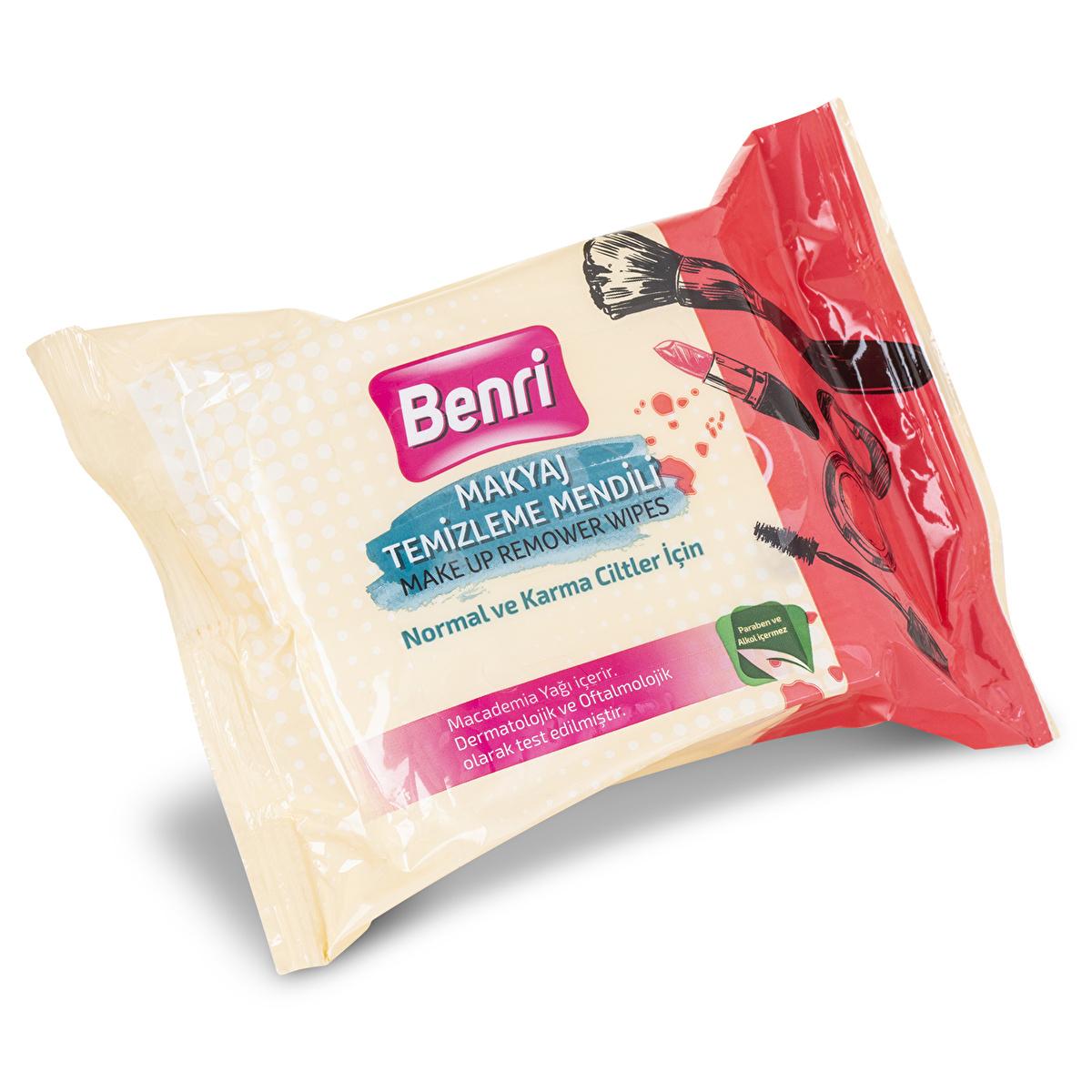 benri makeup remover wipes, makeup remover wipes for normal and combination skin, 25 count benri makeup wipes Benri Makeup Remover Wipes - For Normal & Combination Skin (25 Wipes) Benri Makeup Remover Wipes for Normal Combination Skin benri, makeup-remover-wipes, normal-skin, combination-skin, beauty-products, daily-use, skincare, facial-wipes, makeup-removal, ai-generated