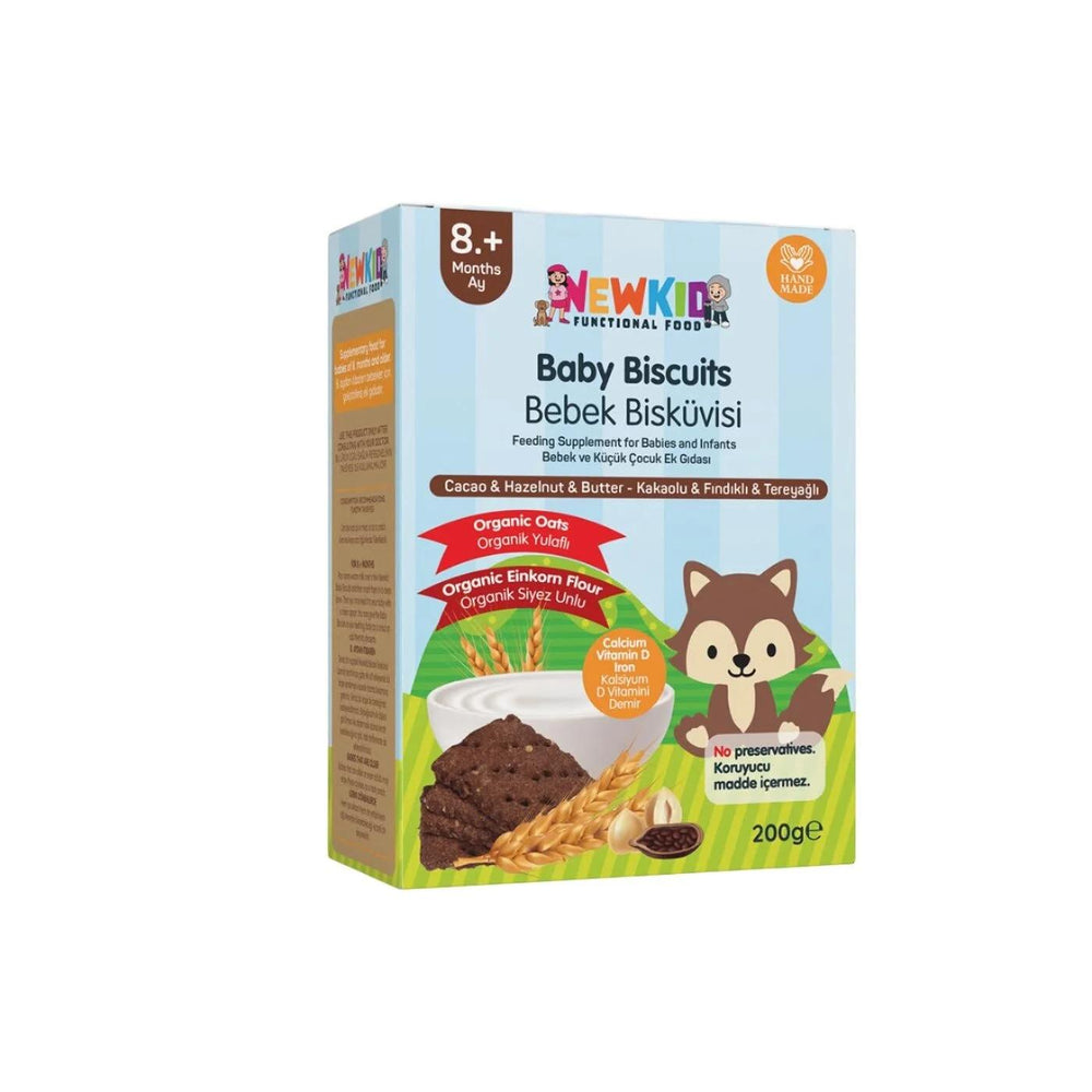 Newkid Cocoa & Hazelnut Baby Biscuits for Toddlers 200g