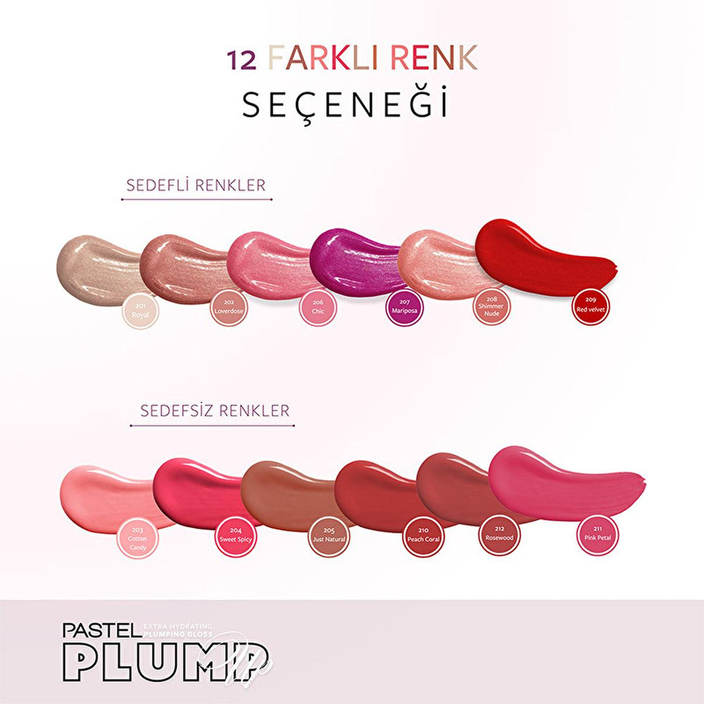 Pastel Profashion Plump Up Extra Hydrating Plumping Gloss 212 - Hydrating Lip Gloss, Vegan Lip Care, Cruelty-Free - view 3