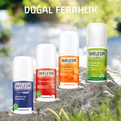 Weleda Natural Roll-On Deodorant - Aluminum-Free, Lemon Scented, 24-Hour Protection - view 5
