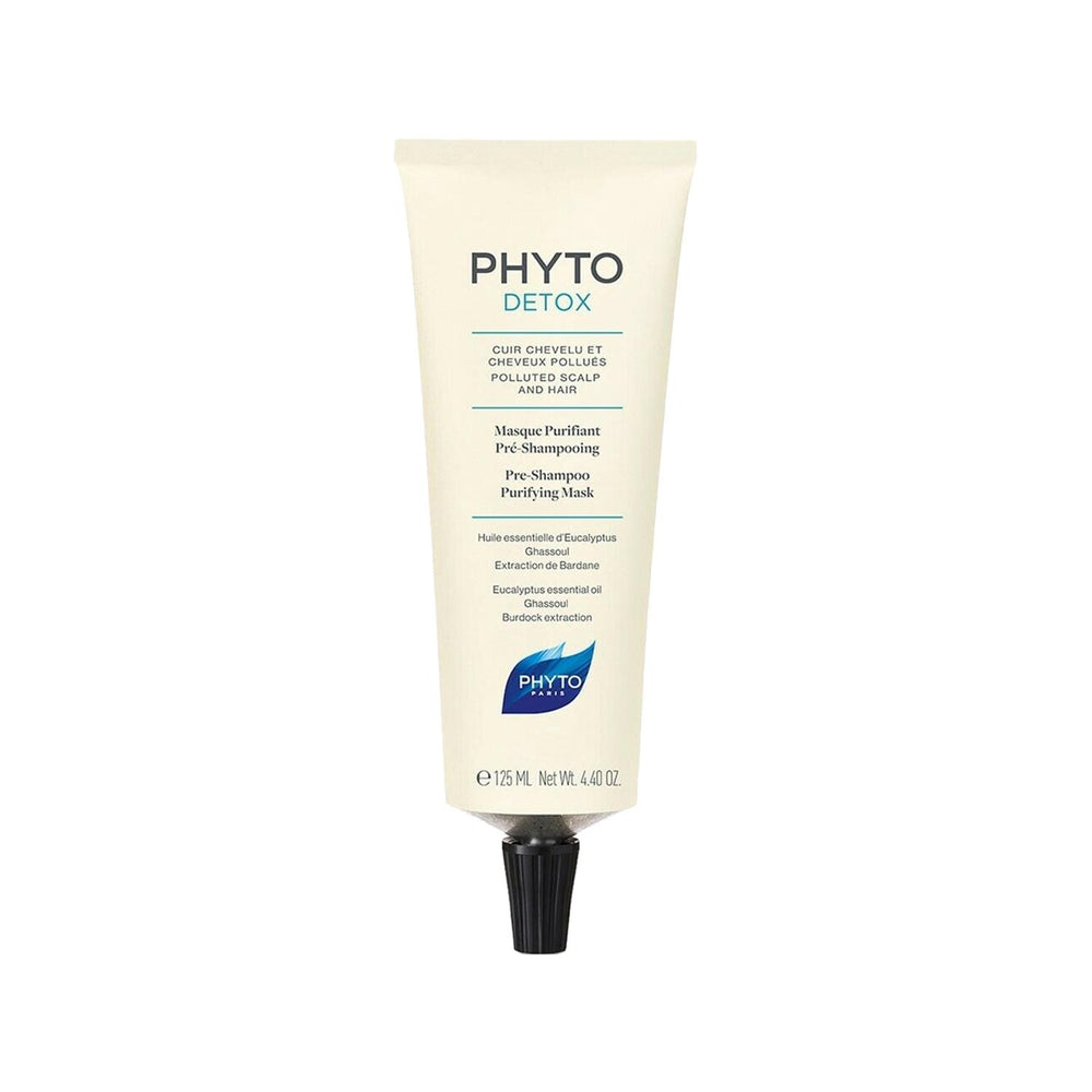 PHYTO Phytodetox Pre-Shampoo Detox Mask - Detoxify and Purify Hair and Scalp, 125ml - Shampoo