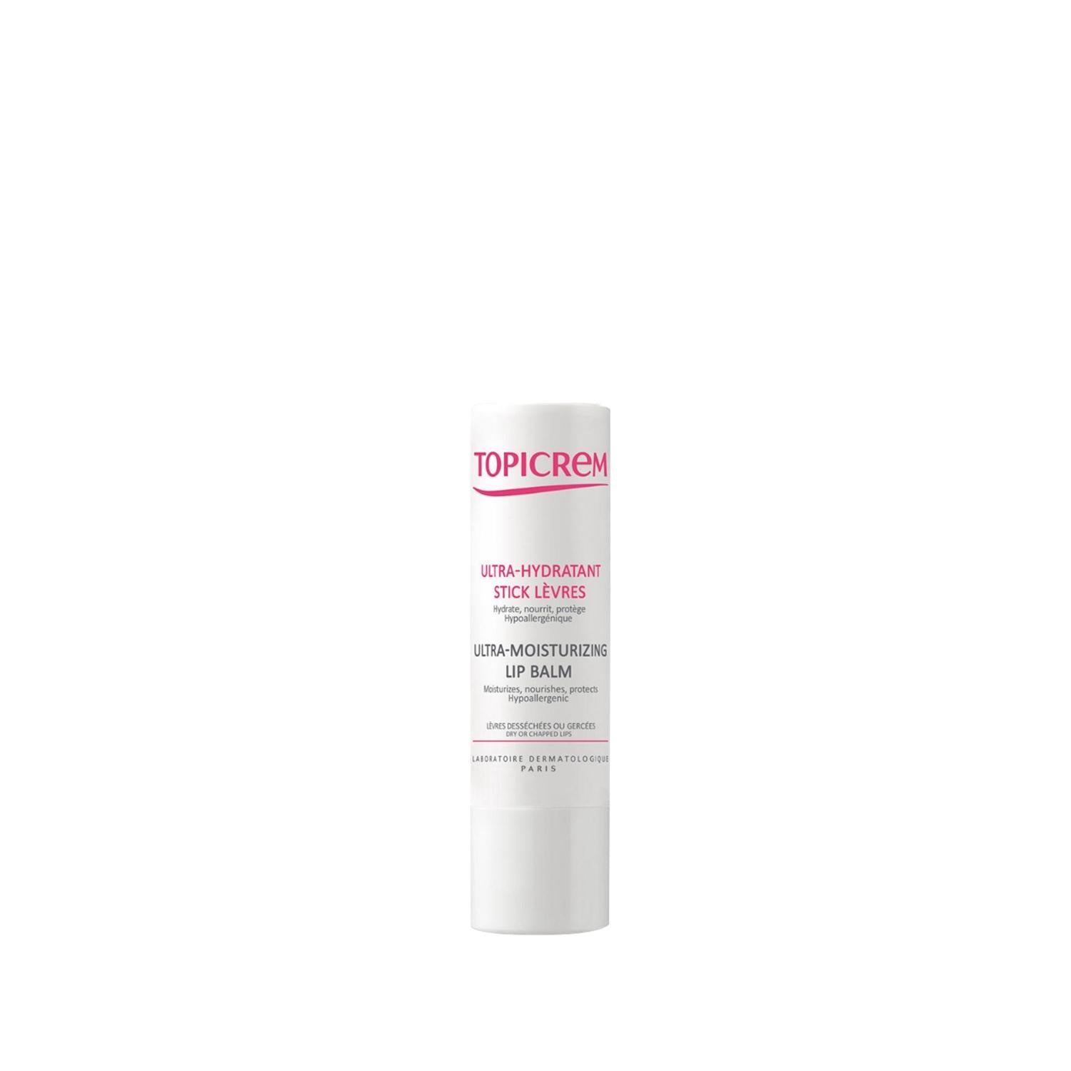 Topicrem Ultra Moisturizing Lip Balm - Intensive Hydration for Dry, Chapped Lips - 4g Topicrem Ultra Moisturizing Lip Balm - Intensive Hydration Topicrem Lip Balm, Ultra Moisturizing Lip Care, Dry Lip Treatment, Moisturizing Lip Balm, Lip Hydration, Lip Care, Skincare, Dry Lips, Chapped Lips, Hydrating Lip Balm, Nourishing Lip Care, Travel-friendly Lip Balm