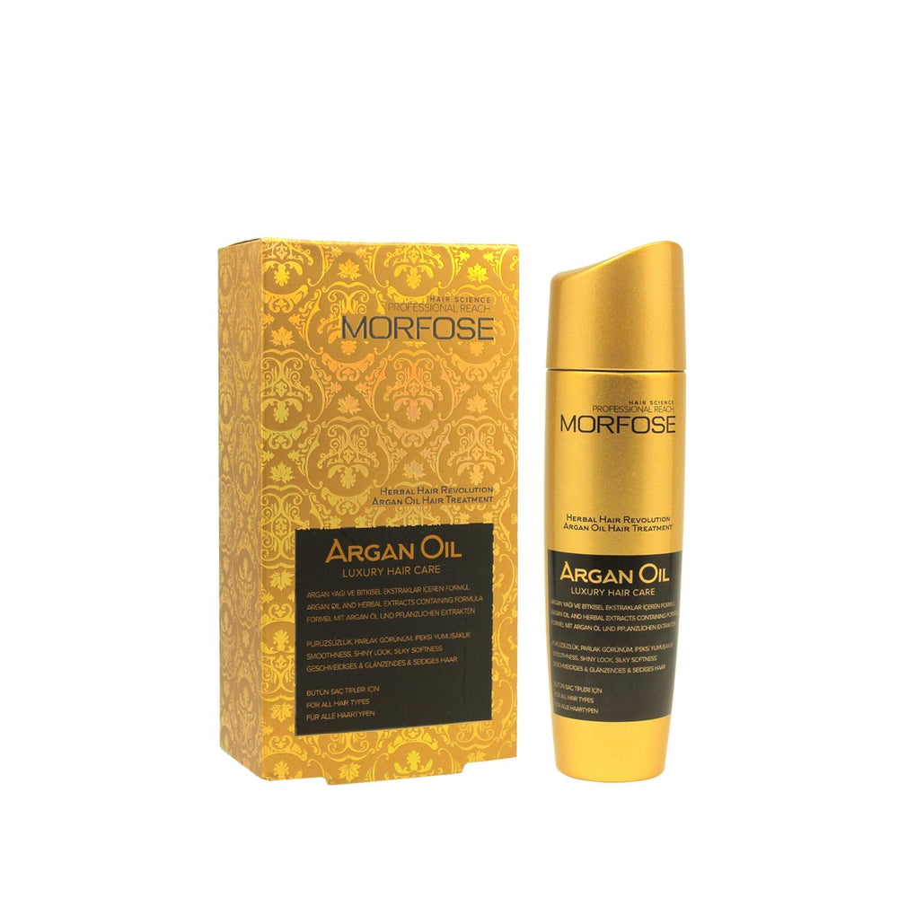 Morfose Luxury Hair Care Argan Oil 100ml - Nourishing Hair Care Oil for Dry & Damaged Hair - Hair Mask