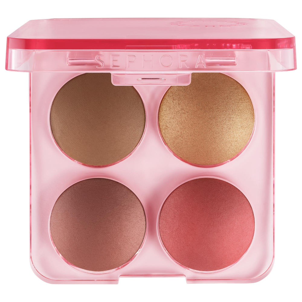 Sephora Collection: All-in-One Face Palette - Blush, Bronzer & Highlighter - Radiant Complexion, Contour & Illuminate Sephora Face Palette: Blush, Bronzer, Highlighter - Radiant Look face palette, blush palette, bronzer palette, highlighter palette, makeup palette, all-in-one face palette, face makeup, contour palette, illuminating palette, face bronzer, blush, highlighter, makeup, cosmetics, all in one, contouring, highlighting, radiant complexion, warm tones, cool tones, makeup enthusiasts, versatile prod