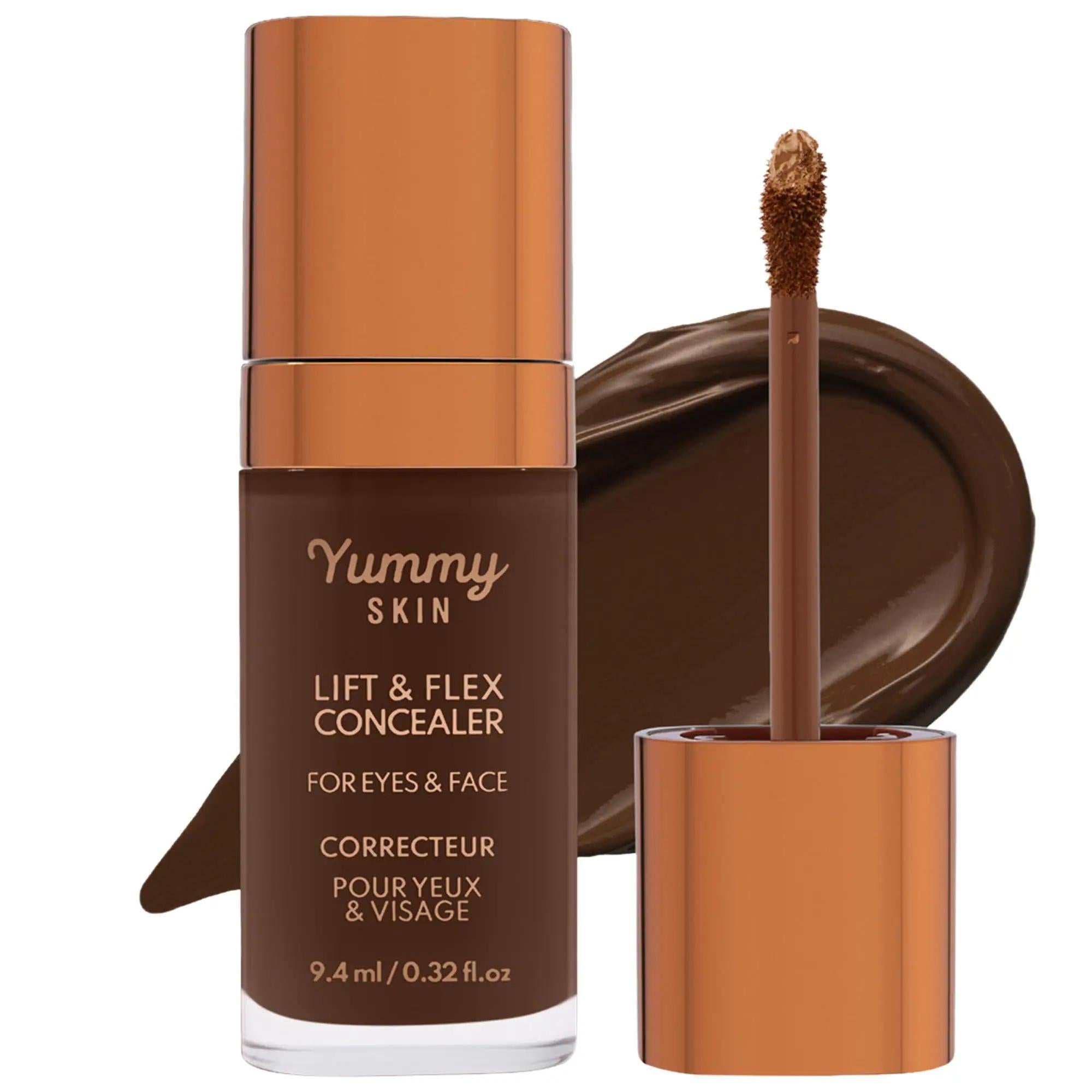 Yummy Skin Hydrating Concealer With Hyaluronic Acid & Caffeine - Vegan, Gluten-Free, Cruelty-Free Makeup Yummy Skin Hydrating Concealer - Vegan & Cruelty-Free hydrating concealer,vegan makeup,gluten-free cosmetics,cruelty-free beauty products,hyaluronic acid concealer,natural finish makeup,liquid concealer,caffeine skincare,clean beauty products,makeup,face makeup,concealer,skincare benefits,buildable coverage,natural look,precise application,clean beauty,ethical beauty,sensitive skin friendly