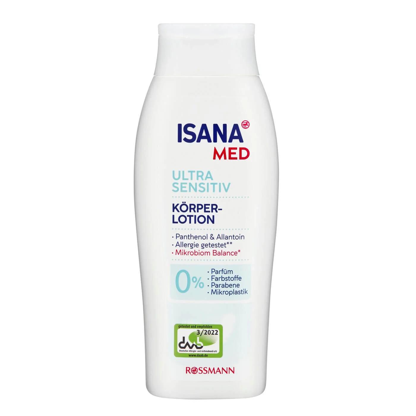 Isana Med Ultra Sensitive Body Lotion for Delicate Skin 250 ml