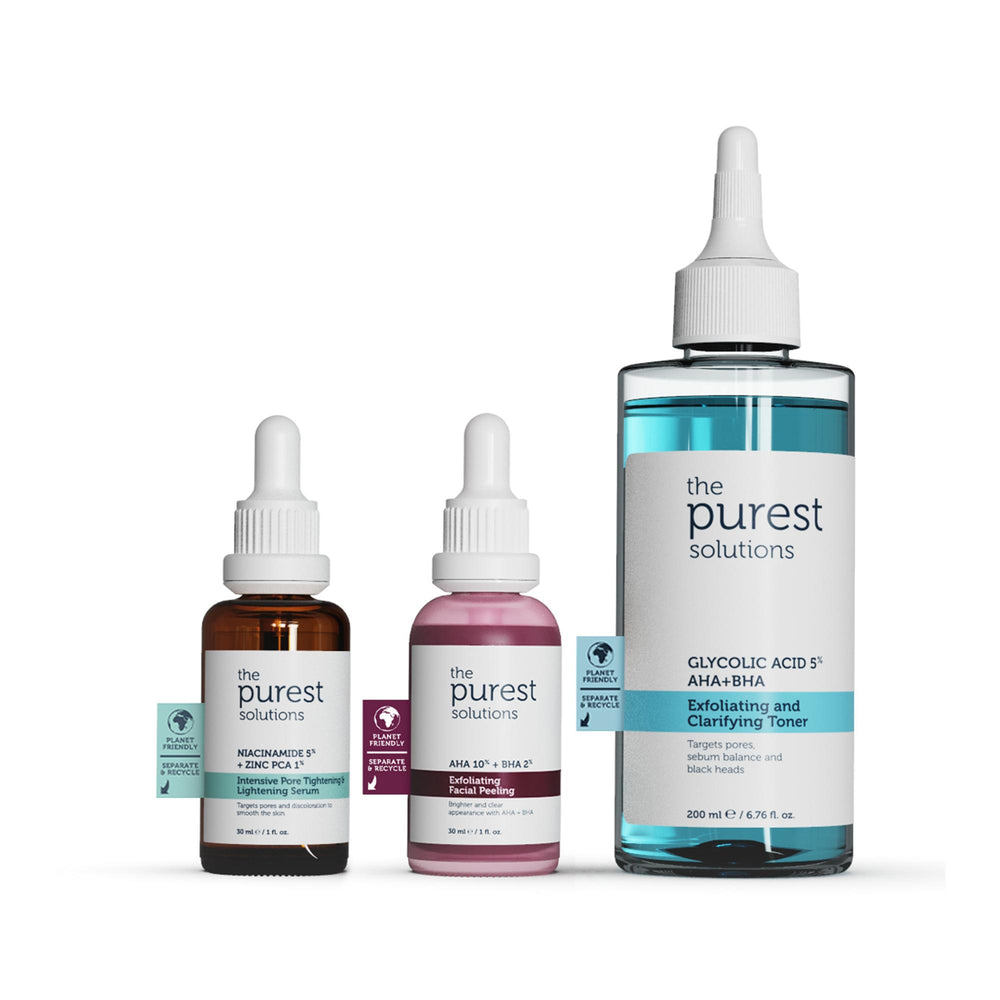 The Purest Solutions Acne Prevention Skincare Set - Illuminating Blackhead Removal for Acne-Prone Skin Acne Prevention Skincare Set by The Purest Solutions acne prevention skincare, blackhead removal skincare set, illuminating skincare products, skincare routine for acne-prone skin, acne and blackhead treatment, skincare set, acne-prone skin solutions, blackhead prevention, radiant complexion, glowing skin, skincare for brightening, The Purest Solutions