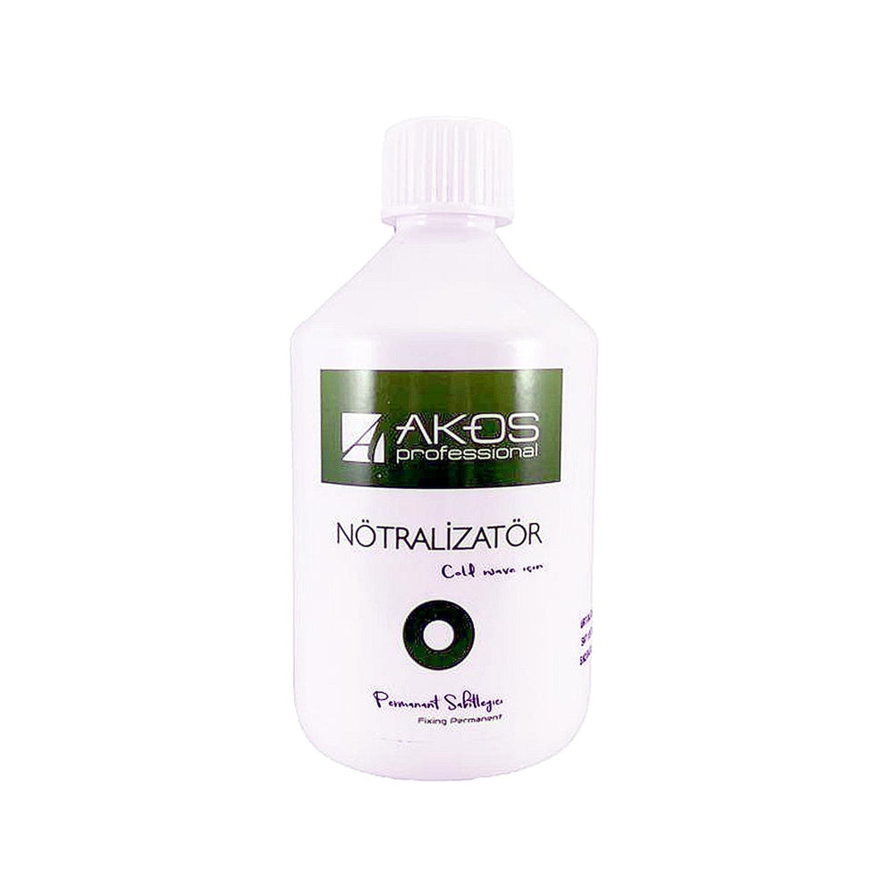 Akos Hair Neutralizer & Stabilizer 500ml - Professional Hair Care for Chemically Treated Hair - Hair Mask