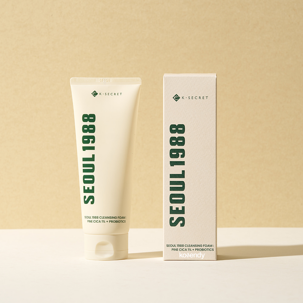 K-Secret SEOUL 1988 Cleansing Foam Pine Cica & Probiotics 150ml