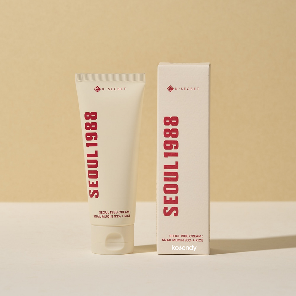 K-Secret SEOUL 1988 Snail Mucin 93% + Rice Barrier Cream 100ml