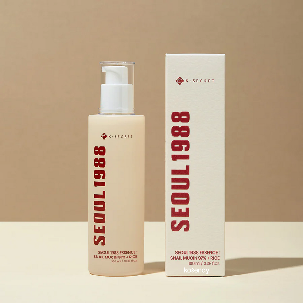 K-Secret SEOUL 1988 Snail Mucin 97% & Rice Nourishing Essence 100ml