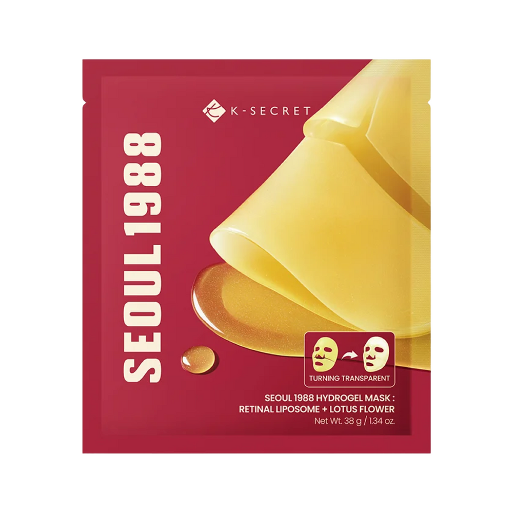K-Secret SEOUL 1988 Hydrogel Mask Retinal & Lotus 4-Pack