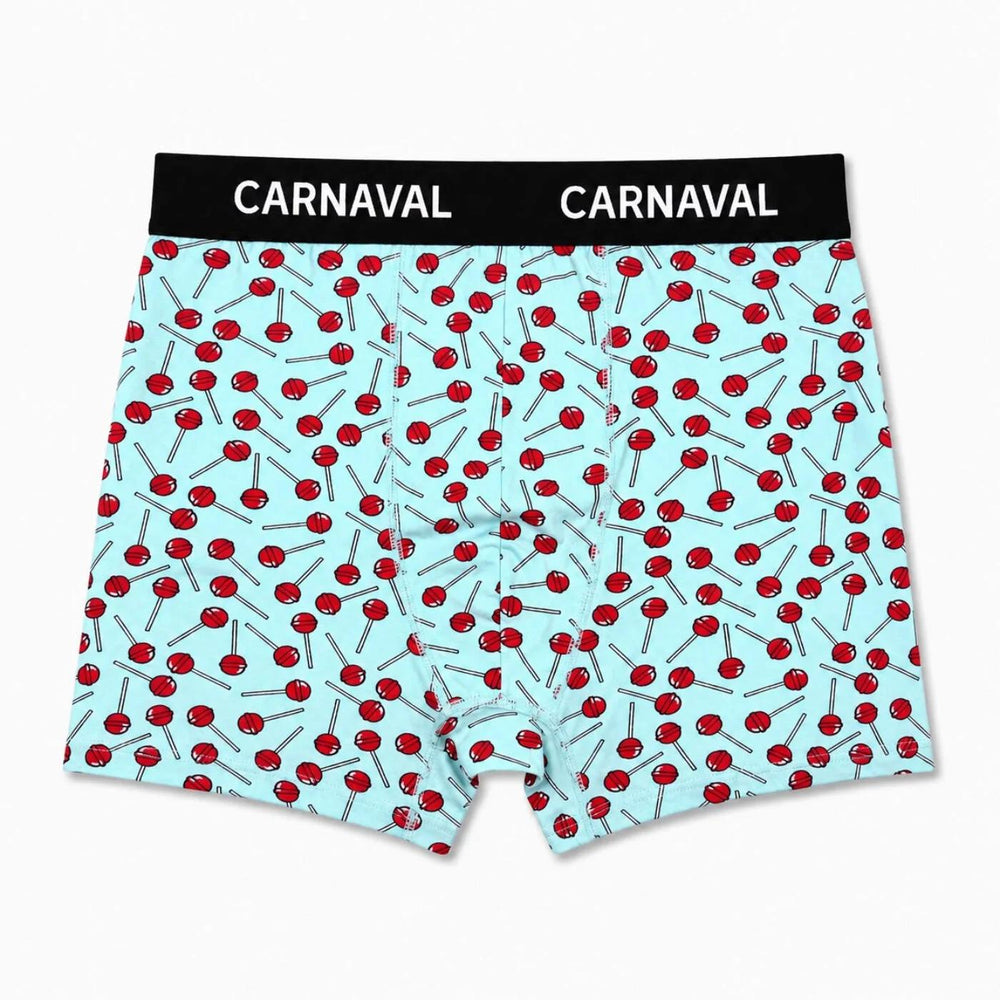 Carnaval Socks Lollipop Print Men's Boxer Briefs X-Large