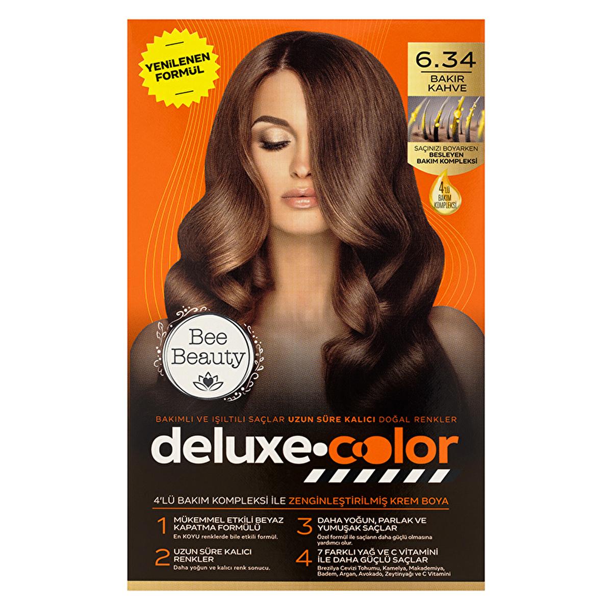 Bee Beauty Deluxe Color Kit Hair Dye - Nourishing, Long-Lasting Color with Natural Ingredients Bee Beauty Hair Dye - Nourishing & Long-Lasting Color hair dye, nourishing hair color, long-lasting hair dye, natural ingredients hair dye, hair care with coloring, Bee Beauty, Deluxe Color Kit, hair coloring, vibrant hair color, healthy hair, 7 oils hair dye, Vitamin C hair dye, collagen hair care