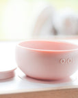 OiOi 100% Premium Silicone Baby Bowl - Vacuum Sealed, Non-Toxic, Microwave Safe, Pinky Pink - view 2