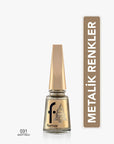 Flormar Star Shine Metallic Nail Polish - Highly Pigmented, Long-Lasting, Dramatic Nail Art - view 2