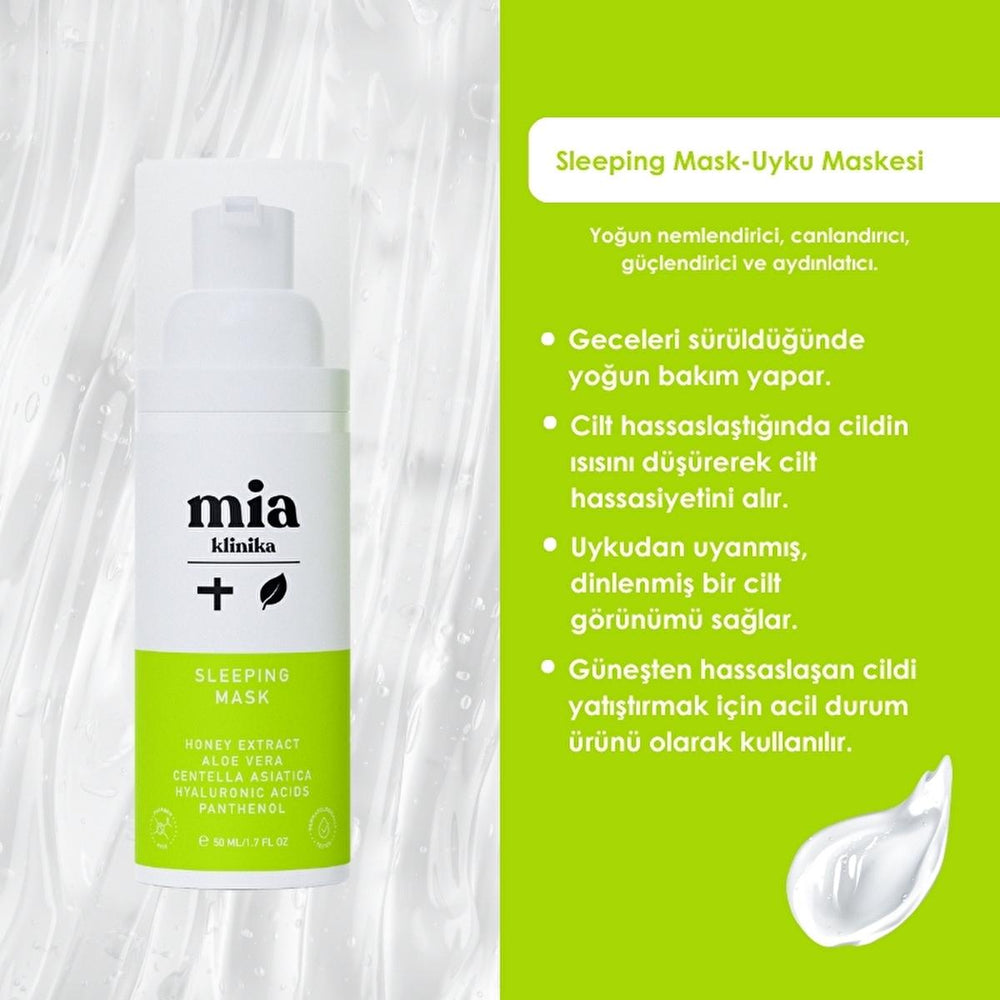 Mia Klinika Panthenol Face Moisturizing Mask - Hydrating Anti-Aging Night Mask with Panthenol - view 2