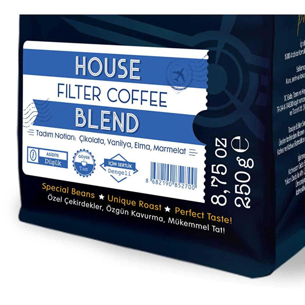 Moliendo Whole Bean Coffee House Blend - Rich Chocolate, Vanilla, Marmalade Flavors - 250g - Food & Candy
