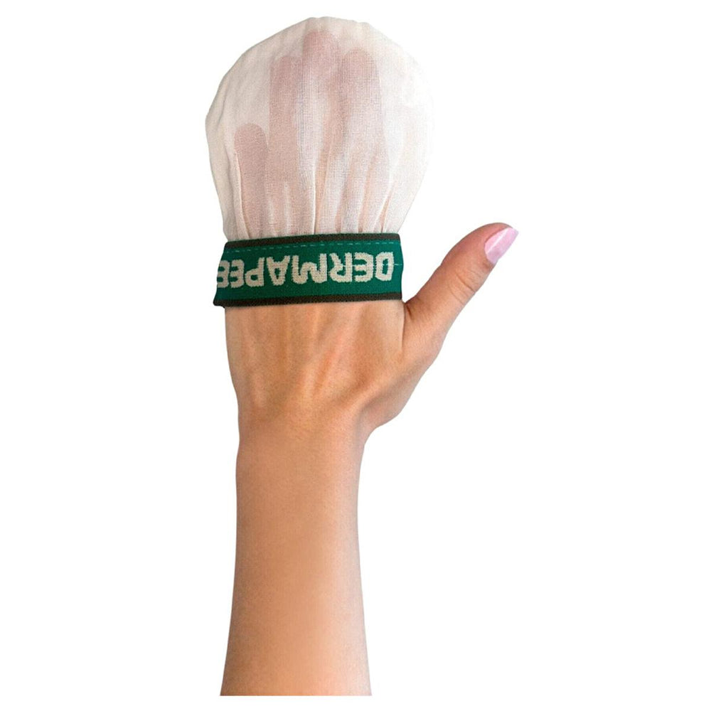 Dermapeel Silk Facial Exfoliating Glove - Natural Skincare, Gentle Exfoliation for Face & Neck - Exfoliator