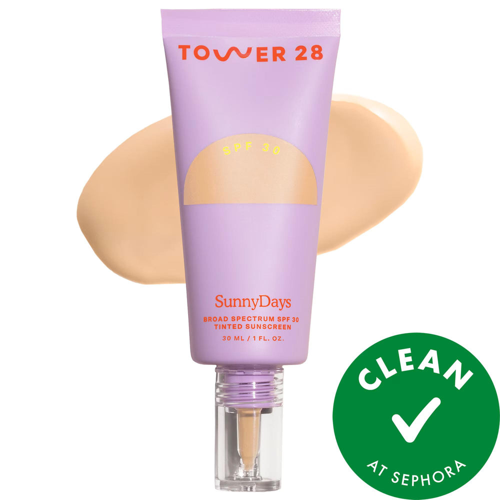 SunnyDays Tinted Sunscreen Foundation SPF 30 - Natural Finish, Vegan & Cruelty-Free SunnyDays SPF 30 Tinted Sunscreen Foundation - Natural & Vegan tinted sunscreen foundation, mineral sunscreen, natural foundation, SPF 30 sunscreen, vegan sunscreen, gluten-free makeup, cruelty-free beauty products, clean beauty, natural skincare, sun protection, everyday makeup, sensitive skin products
