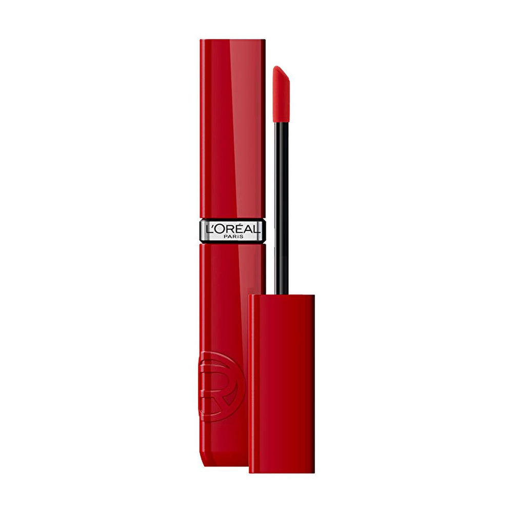 L'Oreal Paris Infaillible: Long-Lasting, Glossy Lipstick - Rouge Paris 420 - Intense Color, 16H Moisture & Shine L'Oreal Paris Infaillible Lipstick - Long Lasting Color & Shine Loreal lipstick, long-lasting lipstick, glossy lipstick, moisturizing lipstick, Paris Rouge lipstick, Infaillible lipstick, liquid lipstick, shiny lip color, lipstick, lip color, makeup, cosmetics, beauty, long wear lipstick, vibrant lipstick, intense color, shiny lipstick, hydrating lipstick, squalane lipstick, non-sticky lipstick, 