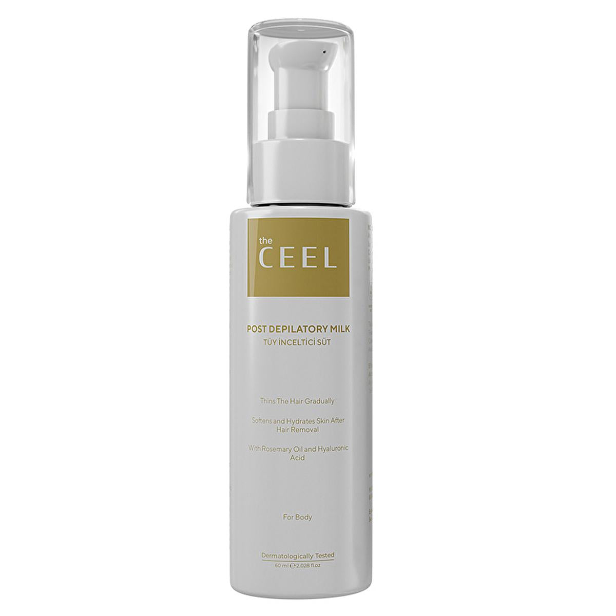 The Ceel Hair Reduction Milk - Soothes, Moisturizes, and Reduces Unwanted Hair - 2.03 fl oz The Ceel Hair Reduction Milk - Soothes & Reduces Unwanted Hair Hair reduction milk, Post-epilation care, Skin soothing lotion, Nettle extract benefits, Hyaluronic acid moisturizing, Glycerin skin care, Unwanted hair reduction, Sensitive skin care, Natural hair reduction, Body care, Skin care, Hair removal, Waxing, Epilation, Natural ingredients, Skin hydration, Skin elasticity