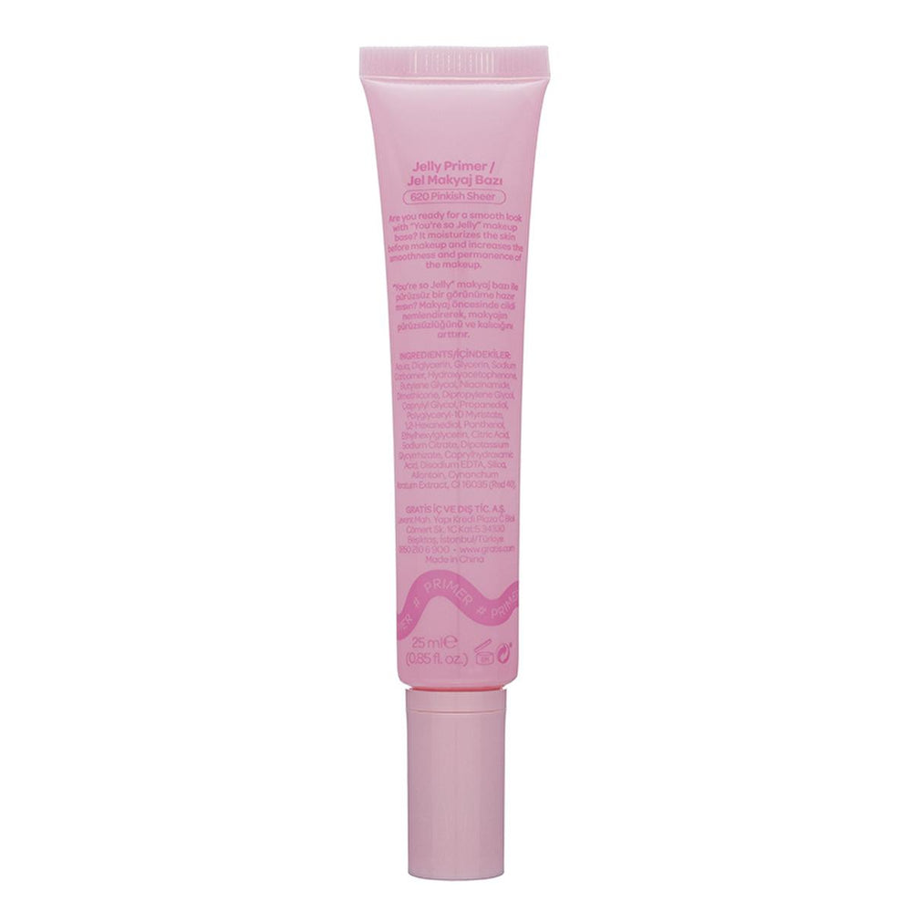 Beaulis Fun You're So Jelly Makyaj Bazı 620 Pinkish Sheer Makeup Base - Long Lasting, Hydrating, and Easy to - Skin Care