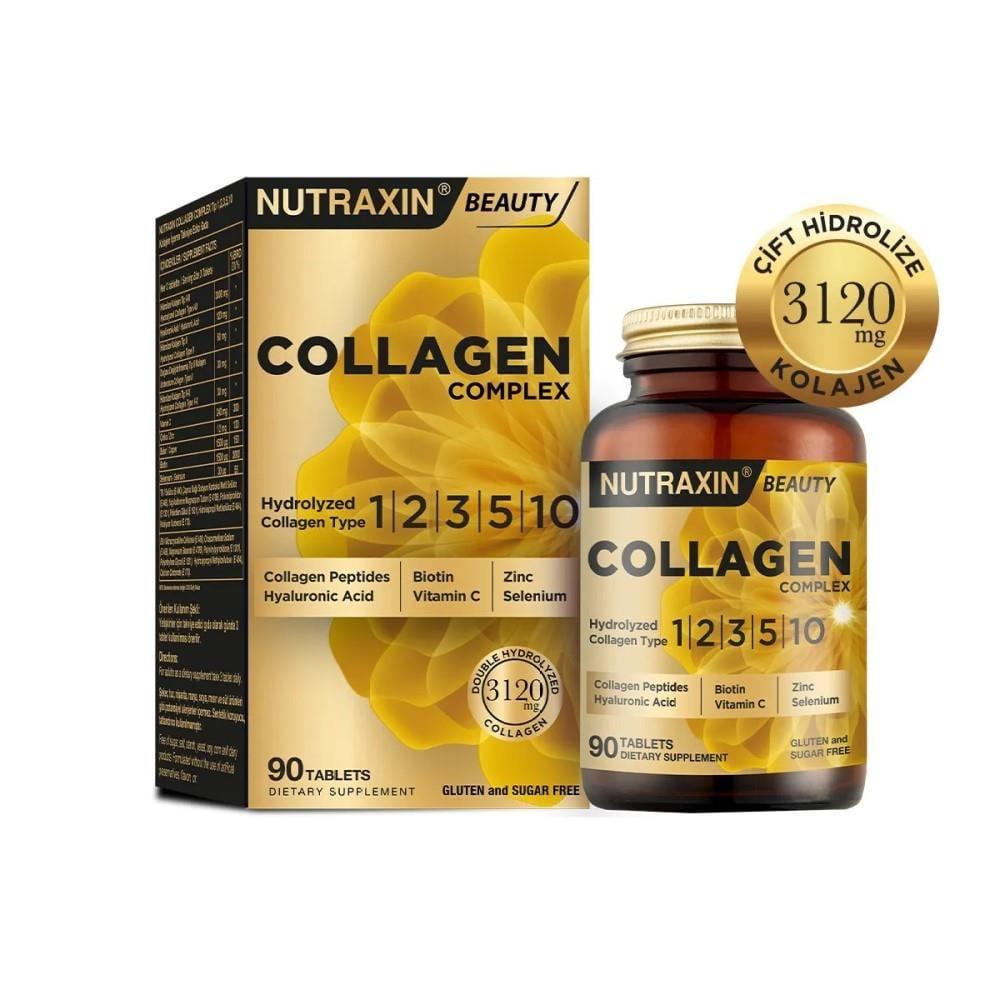 nutraxin beauty collagen complex tablets, 90 count collagen supplement Nutraxin Beauty Collagen Complex - Advanced Support | 90 Tablets Nutraxin Beauty Collagen Complex Tablets - 90 Count nutraxin, beauty-collagen-complex, collagen-supplements, skin-health, healthy-aging, dietary-supplements, hyaluronic-acid, vitamin-c, adult-supplement, ai-generated