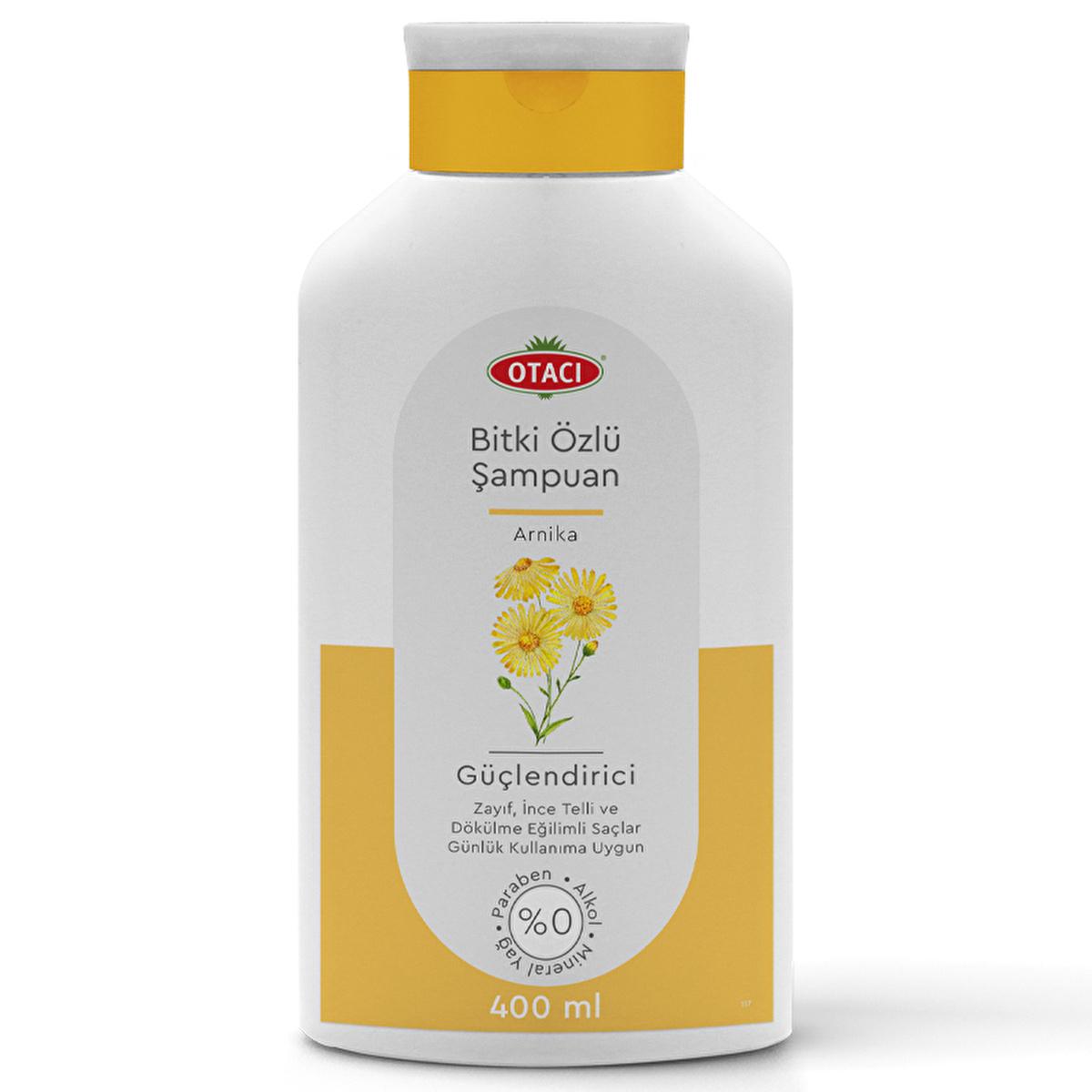 Otacı Arnika Shampoo for Weak & Thin Hair - 13.53 fl oz, Natural Ingredients, Strengthens & Nourishes Otacı Arnika Shampoo - Strengthens & Nourishes Weak Hair Natural Shampoo, Hair Strengthening Shampoo, Shampoo for Weak Hair, Arnika Shampoo, Ginseng Shampoo for Hair Growth, Hair Care, Natural Hair Care, Hair Growth Support, Nourishing Shampoo, Repairing Shampoo, Daily Shampoo, Gentle Shampoo, Floral Fragrance, Vanilla Fragrance, Weak Hair, Thin Hair, Lifeless Hair, Hair Repair, Hair Nourishment