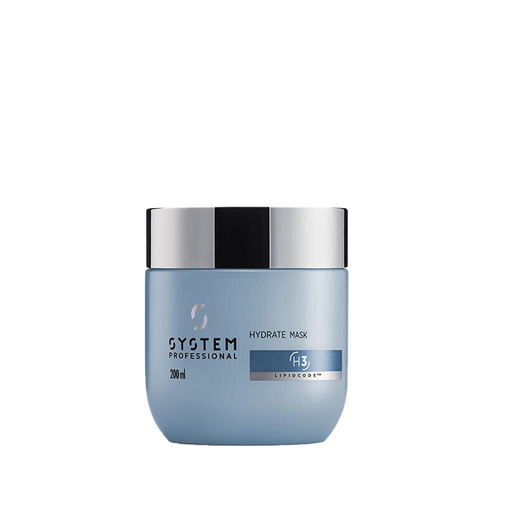 Wella System Professional Hydrate Moisturizing Hair Mask 200ml - Intensive Hydration for Dry, Damaged Hair - Hair Mask