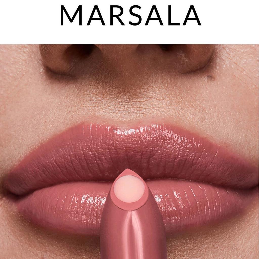 Avon Hydramatic Shine Lipstick with Hydrating Core Marsala