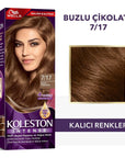 Wella Koleston Intense Icy Chocolate 7/17 Permanent Hair Dye: 100% Gray Coverage, Long Lasting Color, Argan Oil Infused for Intense Shine & Health Wella Koleston Hair Dye: Icy Chocolate, Gray Coverage, Long Lasting permanent hair dye, hair color, gray coverage hair dye, long lasting hair color, icy chocolate hair dye, argan oil hair dye, wella koleston, hair coloring kit, at home hair color, intense hair color, hair dye, hair coloring, gray hair coverage, long-lasting color, argan oil, icy chocolate, at-hom