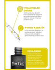 the fair. Drone-Targeted Hair Keratin Serum for Nourished & Strengthened Hair - 50 ml the fair. Drone-Targeted Hair Keratin Serum - Nourish & Strengthen Hair Hair Keratin Serum, Vegan Hair Care, Reduce Hair Loss, Drone Technology Hair Serum, Keratin Hair Treatment, Hair Nourishment, Hair Strengthening, Vegan Keratin, Hyalufiller Drone Technology, Hair Growth, Hair Health, Natural Hair Care, Phyto-Keratin, Biotin, Vitamins, Hair Care for All Types