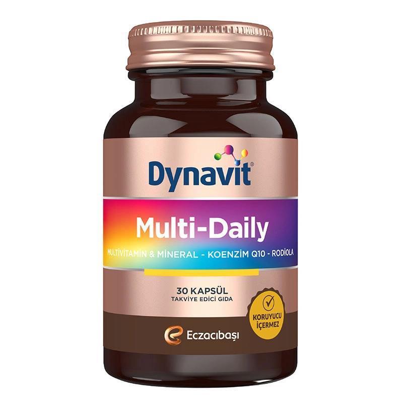 Dynavit Multivitamin with Koenzim Q10 and Rhodiola - 30 Capsules - image 2