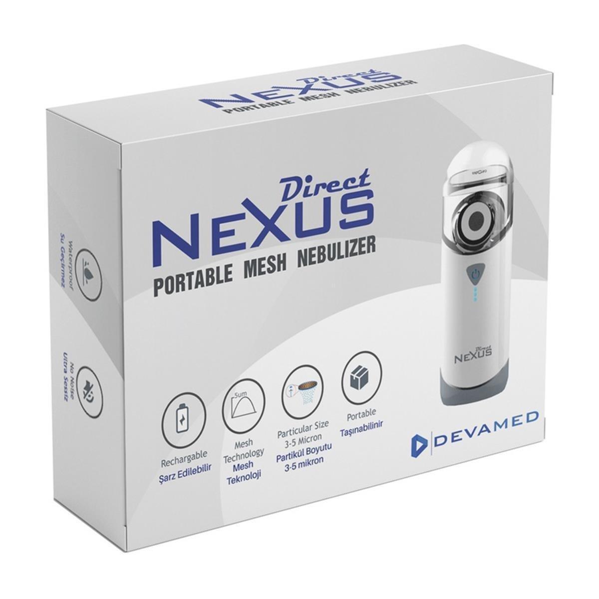 Direct Nexus Portable Mesh Nebulizer - Rechargeable, Compact & Efficient Asthma Relief Portable Mesh Nebulizer for Asthma Relief portable mesh nebulizer, rechargeable nebulizer, compact nebulizer for asthma, mesh nebulization technology, travel nebulizer, asthma relief, respiratory care, portable health devices, rechargeable health products, compact health solutions