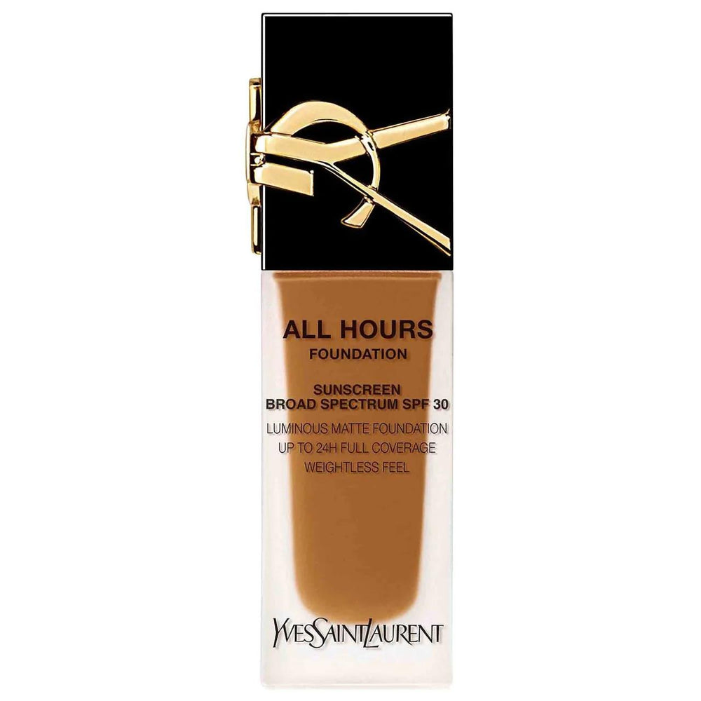 All Hours - 24H Longwear Liquid Foundation with Hyaluronic Acid & SPF 30 - Matte Finish, Waterproof & Transfer Proof All Hours 24H Longwear Foundation - Matte, Waterproof & Hydrating Longwear Foundation, Matte Finish Makeup, SPF 30 Foundation, Hyaluronic Acid Makeup, Waterproof Foundation, Liquid Foundation, Full Coverage, Skincare Infused Makeup, Makeup for Normal Skin, Makeup for Dry Skin, Makeup for Combination Skin, Makeup for Oily Skin, Transfer Proof Makeup, Heat Resistant Makeup, Cosmetics, Beauty Pr