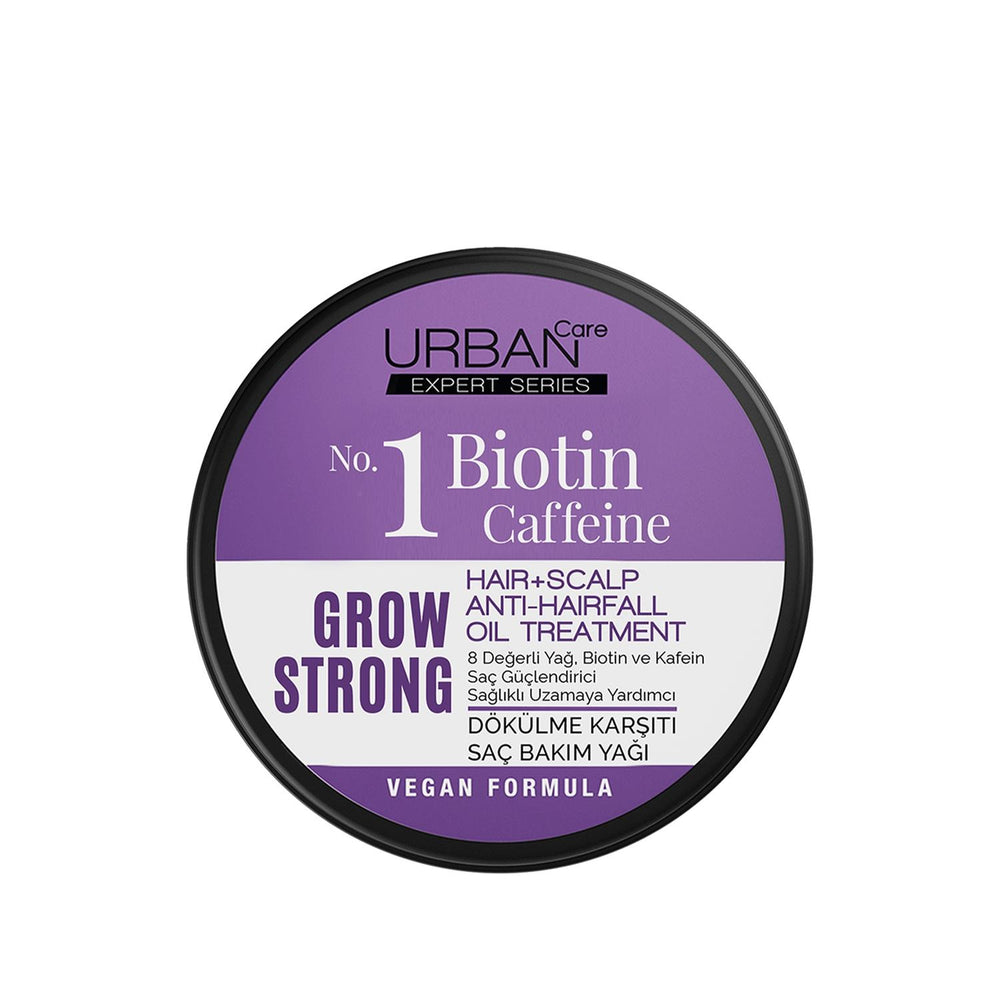 URBAN Care Expert Biotin & Caffeine Hair Care Oil - Strengthens & Reduces Hair Loss, 8.12 fl oz - Hair Oil