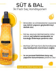 Morfose Milk & Honey Double Phase Leave-In Conditioner & Heat Protectant Spray for Nourished Hair - 7.45 fl oz Morfose Milk & Honey Leave-In Conditioner & Heat Protectant hair care product, leave-in conditioner, heat protectant, milk and honey hair treatment, double-phase hair serum, hair nourishment, hair repair, heat damage prevention, natural hair care, hair health, Morfose, hair serum, hair treatment, daily hair care