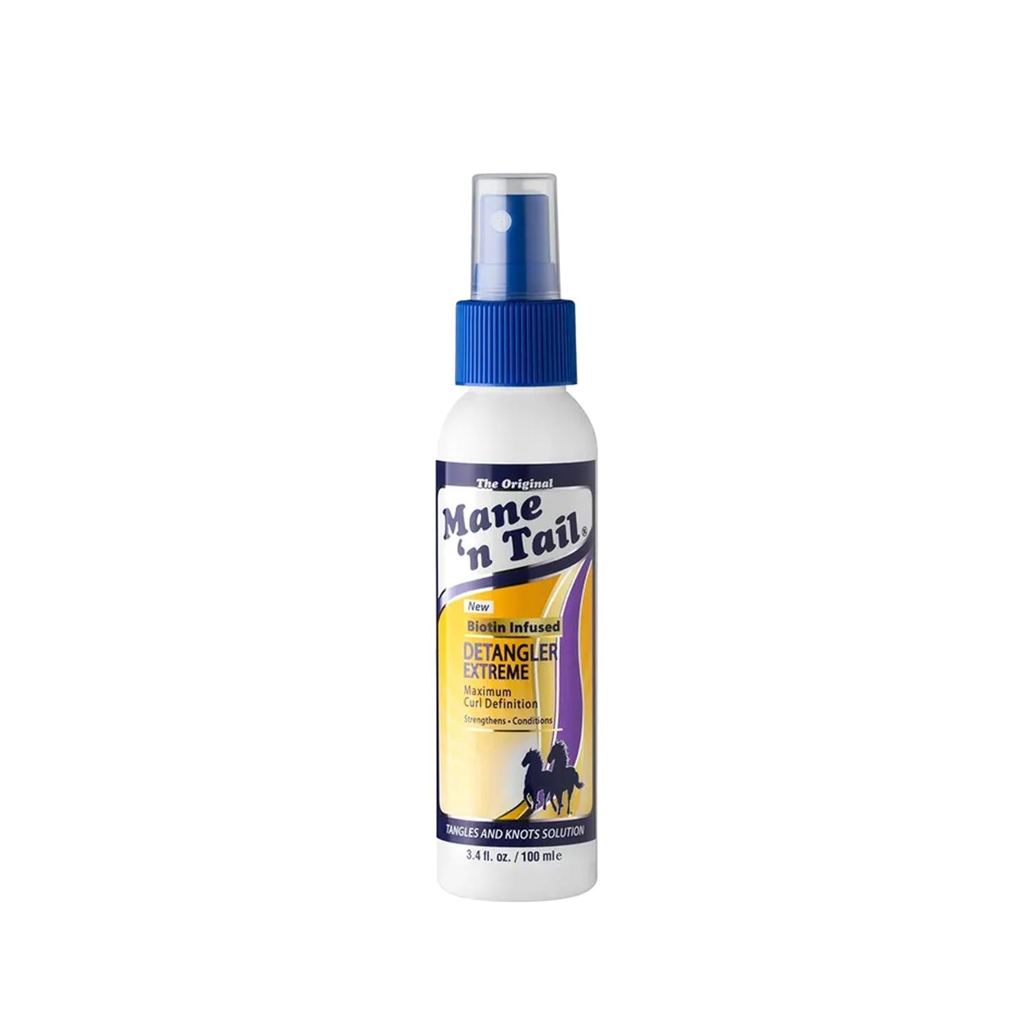 Mane &#39;n Tail Extreme Detangler Spray for Curly Hair - Enhances Curls, Easy Combing - 3.38 fl oz Mane &#39;n Tail Detangler Spray for Curly Hair - 3.38 fl oz hair detangler, curl enhancer, easy combing spray, Mane &#39;n Tail, detangling spray for curly hair, curly hair care, hair management, detangling spray, hair spray, curl definition, hair care products