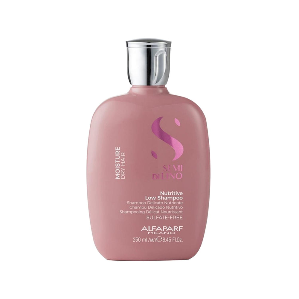 Alfaparf Semi Di Lino Moisture Nutritive Low Shampoo 250ml - Nourishing & Hydrating for Dry Hair - Shampoo