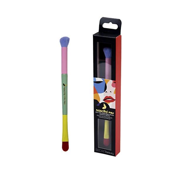 Nascita Secret Beauty Angled Makeup Brush for Eyeshadow Blending and Concealer Application Nascita Secret Beauty Angled Makeup Brush - Precision Eyeshadow & Concealer makeup brush, eyeshadow blending brush, concealer brush, angled makeup brush, Nascita Secret Beauty, beauty tools, makeup essentials, precision makeup, professional makeup, cosmetic brush, beauty enthusiasts, makeup artists