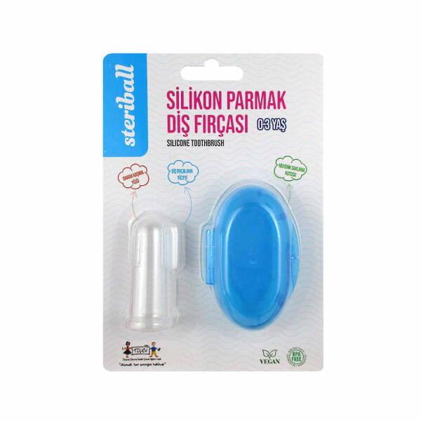 Steriball Silicone Finger Toothbrush for Infants 0-3 Years - Gentle, Hygienic, and Easy to Use Baby Oral Care Steriball Silicone Finger Toothbrush for Baby Oral Care silicone finger toothbrush, baby oral care, infant toothbrush, hygienic storage case, baby hygiene products, Steriball, baby care, oral hygiene for infants, gentle toothbrush, safe baby products, health-conscious baby care